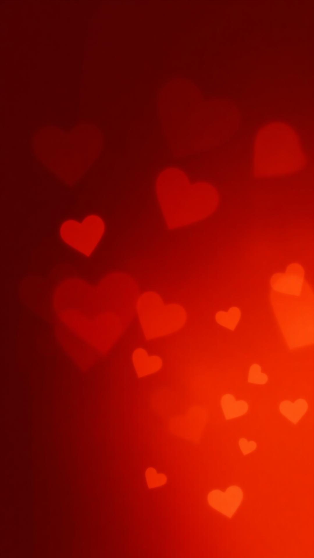 Warm romantic lights background